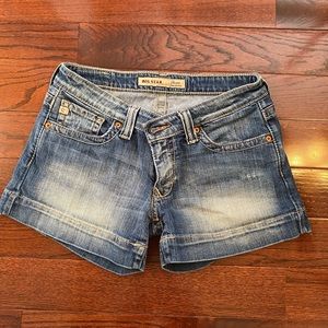 Big Star Sweet Low Rise Shorts Size 28